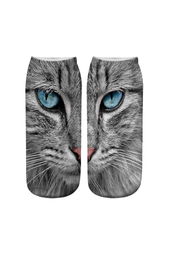 Face Print Socks, Cute Mid-Calf Socks for Men Women, Soft Breathable Fabric for Everyday Wear Gifting