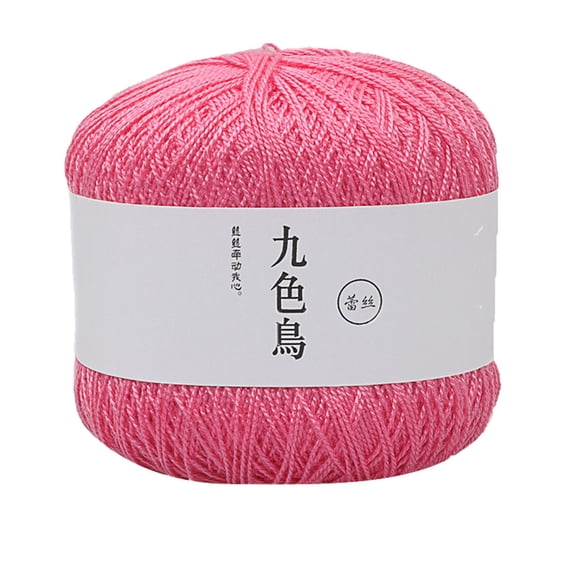 ZZkhGO Fine Lace Crochet Thread, DIY Woven Crochet Yarn 8th, Soft Thread for Handcraft Knitting Weaving
