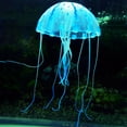 thumbnail image 1 of ZZkhGO Fish Tank Fluorescent Glowing Jellyfish, Artificial Fake Aquarium Ornament, Water Moving Decoration for Tank, 1 of 2