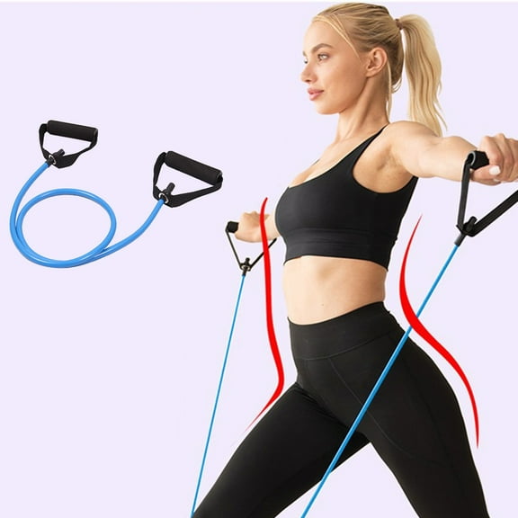 ZZkhGO Fitness Pull Rope, Elastic Resistance Bands for Exercise, Back Arm Shoulder Stretching Equipment