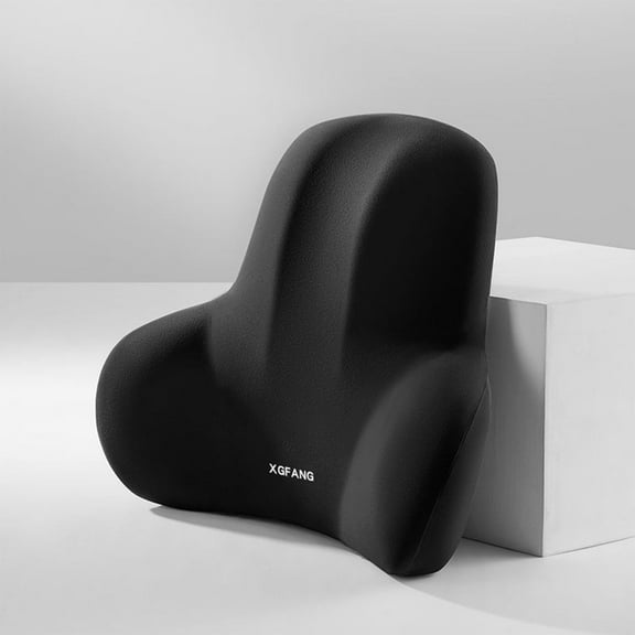 ZZkhGO Foam Car Lumbar Cushion, Protective Back Support Cushion for Car Seat, Comfortable Breathable Cushion for Driving Office