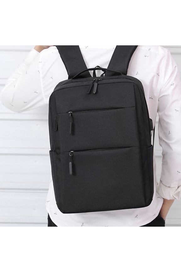 Game Console Travel Pouch, Large Capacity Storage Bag for Controllers and Discs, USB Charging Backpack for Gaming Accessories and Travel