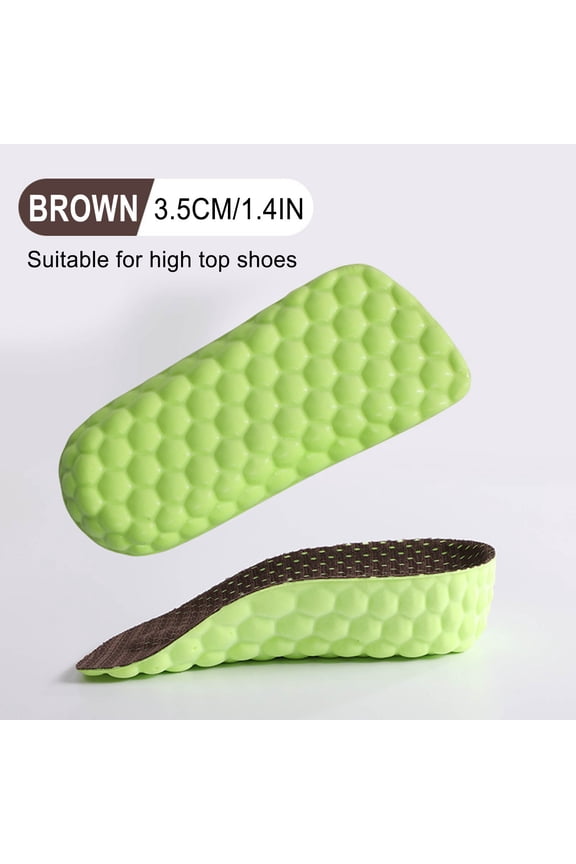 Height Increase Insoles for Men and Women, Shoe Lifts with Arch Support for Flat Feet, Comfortable Heel Inserts for Work Boots Casual Shoes Sneakers