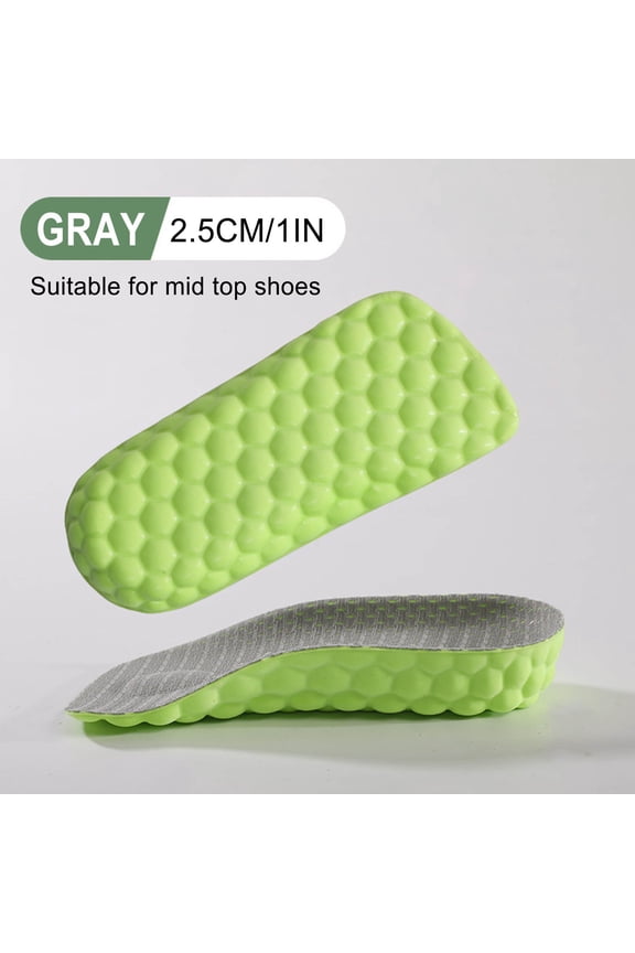 Height Increase Insoles for Men and Women, Shoe Lifts with Arch Support for Flat Feet, Comfortable Heel Inserts for Work Boots Casual Shoes Sneakers