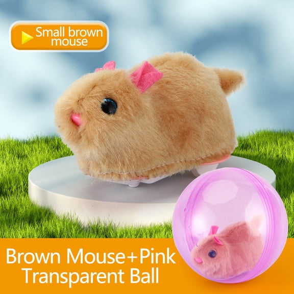 ZZkhGO Interactive Rolling Ball Toy, Motorized Pet and Crawl Toy with 360° Automatic Rotation, Fun Family Play for Over 1 Year and Cats