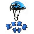 thumbnail image 1 of ZZkhGO Kids Protective Gear Set, Skating Helmet Knee Elbow Pads, 7Pcs Safety Gear for Skate Bike Cycling, 1 of 1