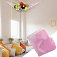 thumbnail image 1 of ZZkhGO Large Hanging Toy Storage Net, Stuffed Animal Hammock for Nursery, Strong Polyester Mesh Organizer with Anchors, 1 of 7