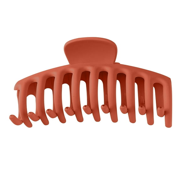 ZZkhGO Large Matte Hair Claw Clips, Non-Slip Big Hair Clamps for Women, 10 Color Jaw Clips for Thick Thin Hair Styling