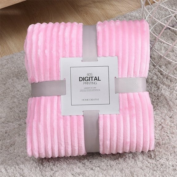 ZZkhGO Large Throw Blanket, Extra Soft Warm Fleece Blanket for Bed Sofa, 200x120cm Cozy Blanket for Couch Camping Home