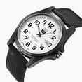 thumbnail image 1 of ZZkhGO Nylon Strap Couple Watch, Fashion Analog Quartz Wristwatch, Round Dial Watch for Men Women Daily Wear, 1 of 2