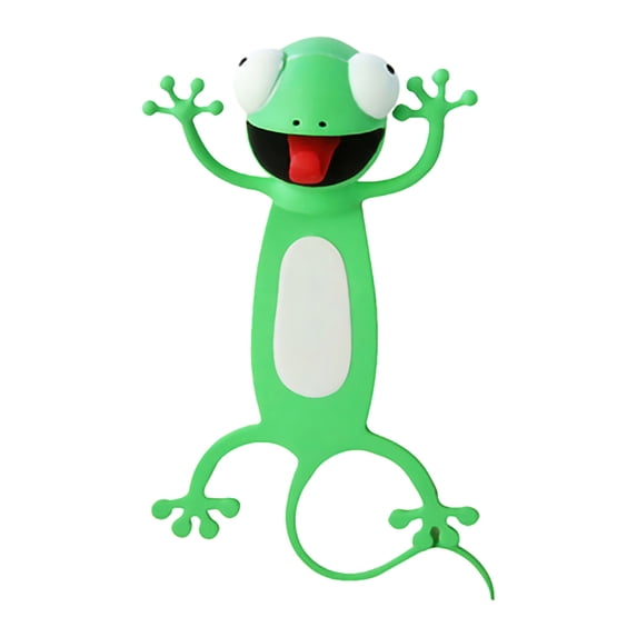 ZZkhGO PVC 3D Bookmark Toy, Funny Bookmark for Kids, Cute Animal Page Marker Reading Gift