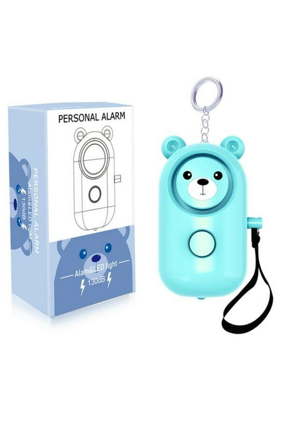 Personal Alarm Keychain 130dB, Emergency Safety Alarm with LED Light for Women Men Kids, Loud Self Defense Siren Keychain for Bags Keys Elderly Children
