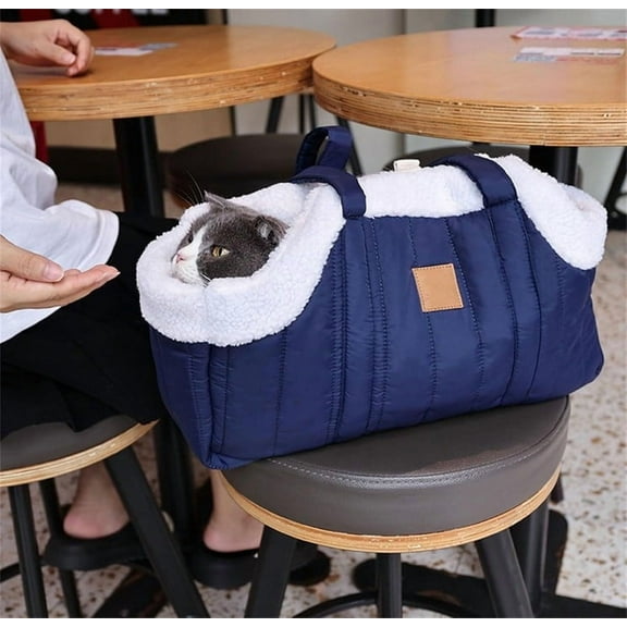 ZZkhGO Pet Shoulder Bag, Purse Like Carrier Small Dogs, Comfortable Material Large Capacity Shopping Mall Daily Walk Travel