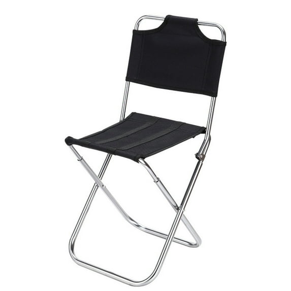 ZZkhGO Portable Folding Camping Chair, Lightweight Aluminum Alloy Seat, Compact Director Fishing Chair for Outdoor BBQ Beach