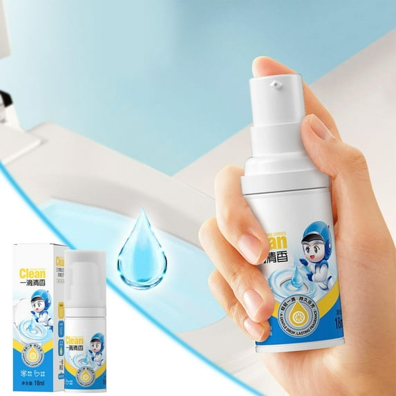 ZZkhGO Press Type Toilet Odor Remover, Lasting Multi-Scene Deodorant, Household Bathroom Freshener Spray 2pcs 36ml