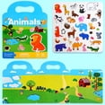 thumbnail image 1 of ZZkhGO Reusable Sticker Activity Book, Childrens Learning Toy with Removable Stickers, Interactive Play for Toddlers Kids Entertainment, 1 of 1