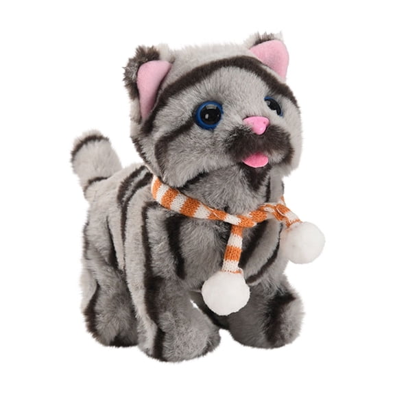 ZZkhGO Robot Dog Interactive Stuffed Pet, Realistic Walking Barking Tail Wagging Toy, Emotional Companion Robot for Kids