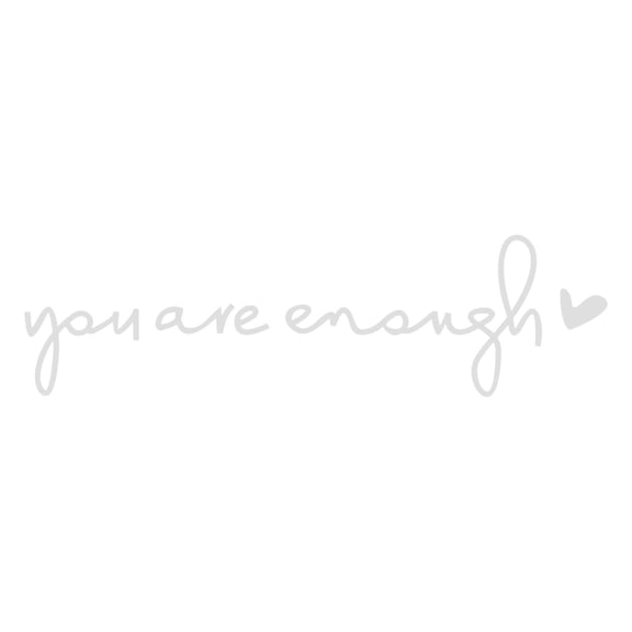 ZZkhGO Self-Affirmation Rearview Mirror Decals, Inspirational Vinyl Car Window Stickers, Positive Message Decor for Vanity Water Bottle