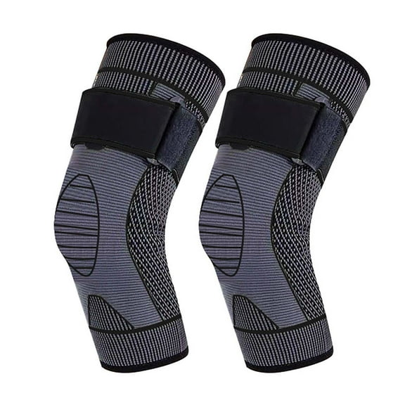 ZZkhGO Self-Heating Acupressure Knee Sleeve, Thermal Support Brace with Compression, Pain Relief Pad for Cycling Running Sports Recovery