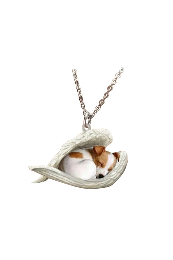 Sleeping Stainless Steel Necklace, Small Gifts for Family Friends, Keychain Pendant for Valentine Birthday