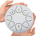 thumbnail image 1 of ZZkhGO Steel Tongue Drum, 6 Inch Handpan Drum, Portable Percussion Instrument with Bag Sticks for Meditation Music, 1 of 3