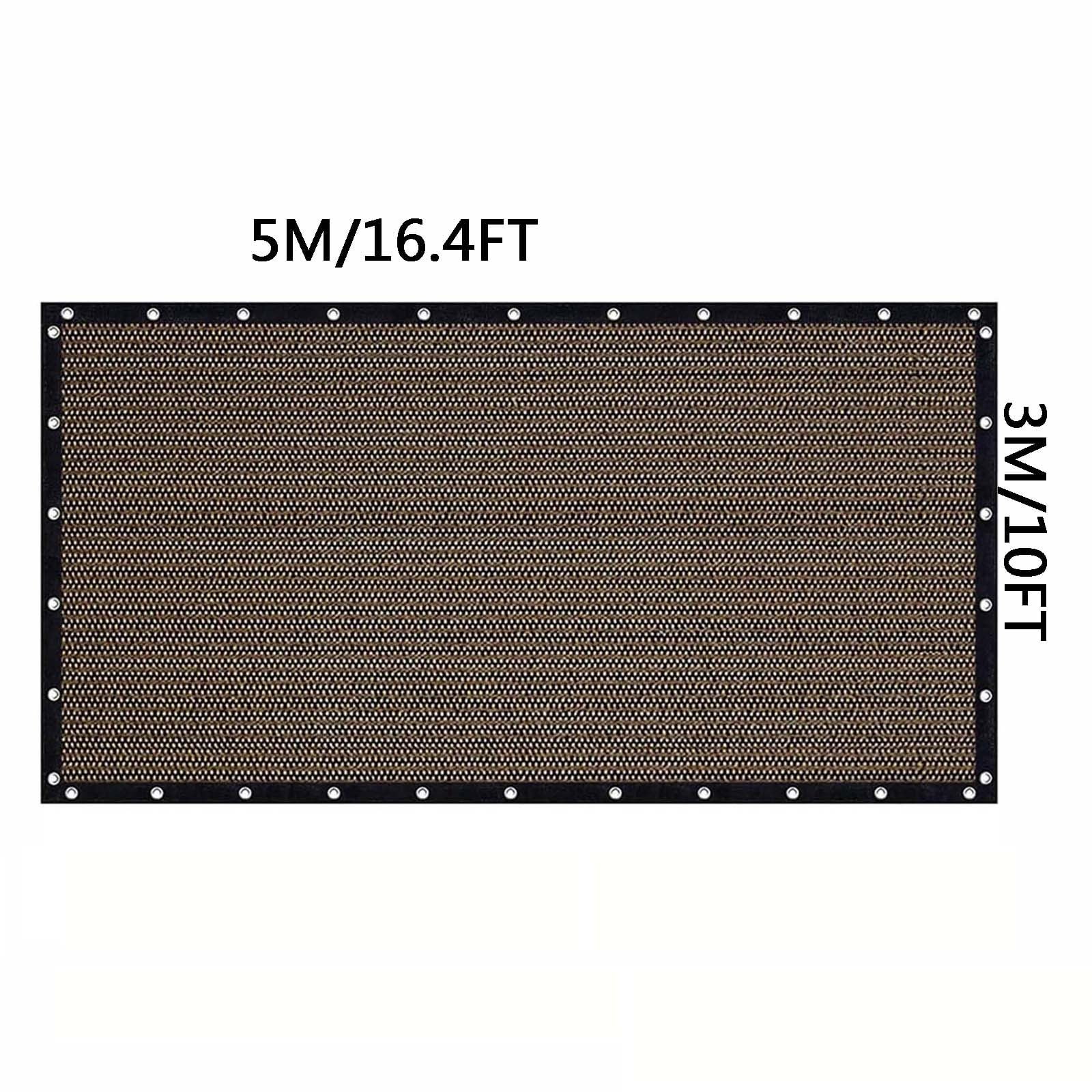 ZZkhGO Sun Shade Fabric Cloth, 90% UV Block Cover, Grommeted Shade for Garden Patio Outdoor Areas