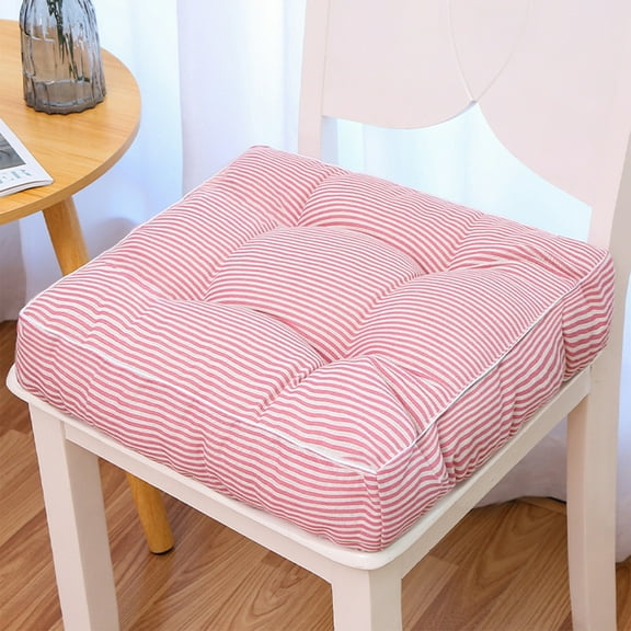 ZZkhGO Thick Square Seat Cushion, High Back Chair Pillow Pad, Soft Floor Butt Pad for Chairs Stools Sofa