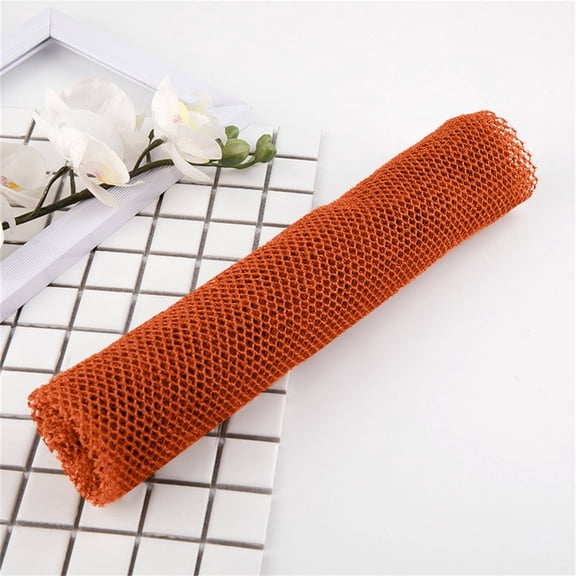 ZZkhGO Tool Shower Towel Exfoliating Net, Removable Long Handle Back Scrubber, Body Scrubber for Dead Skin Removal Bath
