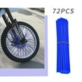 thumbnail image 1 of ZZkhGO Wheel Spoke Decorations, 72pcs Colored Spoke Sleeve Set, Plastic Spoke Covers for Bicycle Motorcycle, 1 of 6