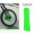 thumbnail image 1 of ZZkhGO Wheel Spoke Decorations, 72pcs Colored Spoke Sleeve Set, Plastic Spoke Covers for Bicycle Motorcycle, 1 of 6