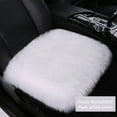 thumbnail image 1 of ZZkhGO Winter Fleece Car Seat Cushion, Removable Backless Heated Pad, Soft Car Cushion for Auto Vehicle Travel, 1 of 5
