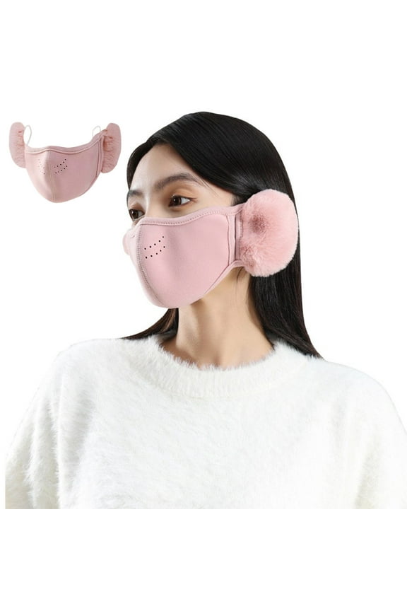 Winter Warm Face Mask, Fleece Cold Windproof Ear Protection Cover, Soft Muffler for Outdoor Activities