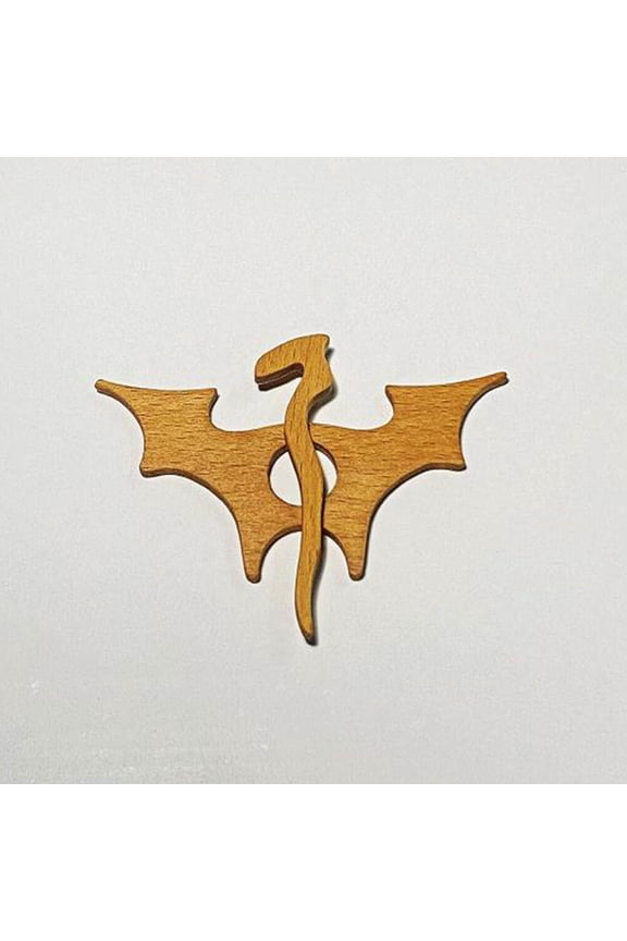 Wooden Brooch Pin, Cute Image Brooch for Sweater Shawl, Vintage Natural Wood Pin for Clothing Accessories