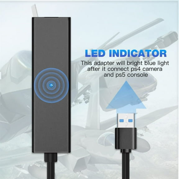 ZZkhGO to Camera Adapter, USB 3.0 VR Converter Cable, Plug-and-Play Connection Adapter for Virtual Reality Gaming