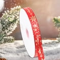 thumbnail image 1 of ZZkhGo 2cm Polyester Hot Stamping Christmas Gift Ribbon Christmas Day Decoration Ribbon Holiday Fine Decoration, 1 of 5