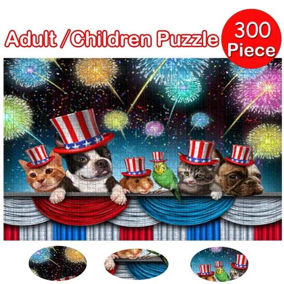 Usbinx Life 300 Piece Adult Jigsaw Puzzle Large Format 34x51cm Challenging Brain Teaser Family Game Gift Box