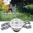 thumbnail image 1 of ZZkhGo 65Mn Trimmer Head with Sawchain 25.4mm Mount Heavy Duty Metal Garden Mower Chain Replacement Head, 1 of 3