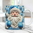 thumbnail image 1 of ZZkhGo Ceramic Snowman Inflated Mug 350ml Dishwasher Microwave Safe Holiday Coffee Tea Cup 1pc Cute Puffy Snowman Handle Festive Gift-Ready Ceramic Mug, 1 of 5