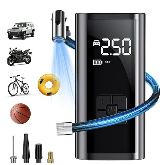 ZZkhGo Clearance Sales Rechargeable Air Pump Wireless Car Inflatable Pump Electric Pump Car With Portable Tire Filling Lighting Pump Pump Flusher Clearance Sales Rechargeable Air Pump