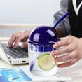 thumbnail image 1 of ZZkhGo Cute Glass Cup with Dome Lid and Straw 15oz Wide Mouth Milkshake Iced Coffee Cup Reusable Glass Tumbler Home Office Bar Borosilicate Leakproof 450ml, 1 of 3