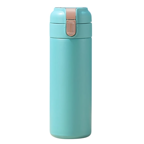 ZZkhGo Digital Temperature Display Stainless Steel Cup 350ml Smart Insulated Mug One Button Push Leak Proof