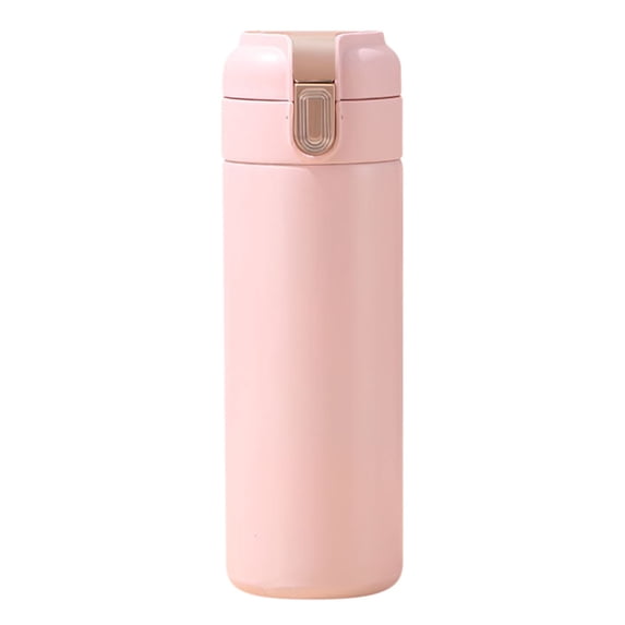 ZZkhGo Digital Temperature Display Stainless Steel Cup 350ml Smart Insulated Mug One Button Push Leak Proof