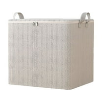 ZZkhGo Heavy Duty Storage with Reinforced Handles Extra Large Storage Bags for Clothes Toys Christmas Decoration Organizer Tote Bag Thickened Double Zipper