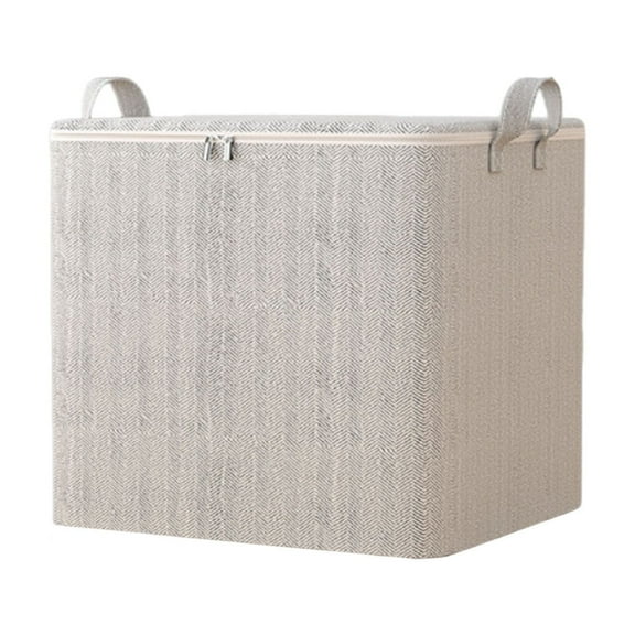 ZZkhGo Heavy Duty Storage with Reinforced Handles Extra Large Storage Bags for Clothes Toys Christmas Decoration Organizer Tote Bag Thickened Double Zipper