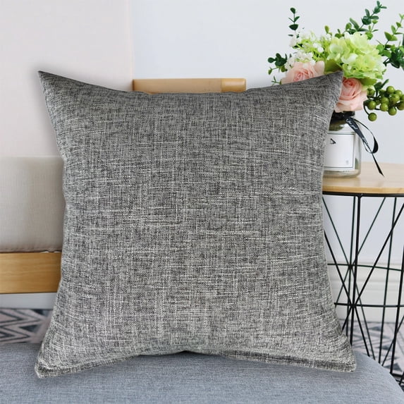 ZZkhGo Home Decoration Pillow Cover 40x40 cm Cushion Case Polyester Square Decorative for Sofa Living Room Bedroom Blue Beige Coffee Orange Dark Gray Home Decor Solid Color