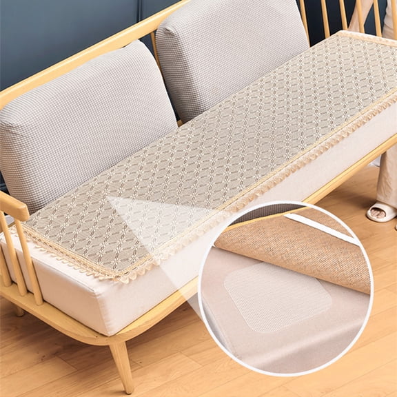 ZZkhGo Non Slip Furniture Gripper Pads 4 Pack 25x25cm Anti Slip Rug Mat Holders for Rugs Bed Sheets and Curtains Durable Adhesive