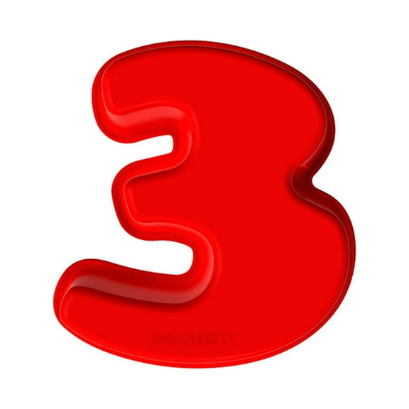 ZZkhGo Number-Shaped Large Cake Tin Mold Food-Grade Silicone Number 0-9 Baking Mold Oven Microwave Freezer Safe Easy Release Various Sizes