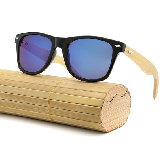 ZZkhGo Sunglasses Wooden Wood Mens Womens Vintage Summer Glasses Resin Bamboo Frame UV Protection Fashion Outdoor Beach Driving Eyewear Multicolor