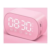 ZZkhGo Sunrise Alarm Clock Room Decor Wireless Bluetooth Speaker With FM Radio Mini Portable Card Mirror Alarm Clock Sound Alarm Clock Settings For All Phone Home Decor Gifts For Children