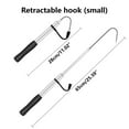thumbnail image 1 of ZZkhGo Telescopic Aluminum Alloy Fishing Hook Bot 3 Section Stainless Steel Extendable Handle EVA Grip Fish Gaff Landing Tool Outdoor Gear, 1 of 7